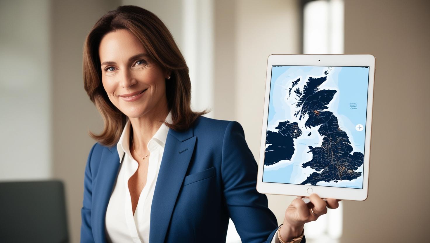 UK Map with Office Locations